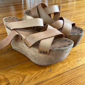 Joe’s platform sandals